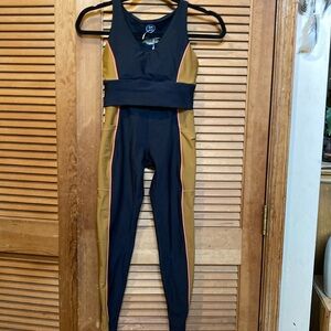 Black and Gold Women's Activewear